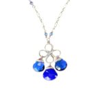 Blue Quartz And Sterling Silver Necklace