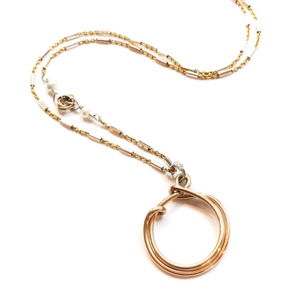 Gold Fill Circle Necklace