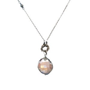 Moonstone And Sterling Silver Necklace