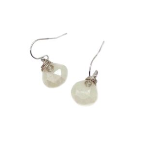 Chalcedony And Sterling Silver Earrings
