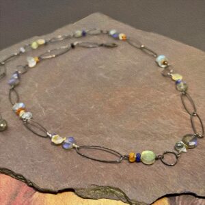 Sterling Silver Northern lights necklace