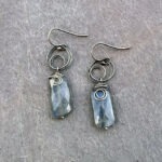Labradorite And Sterling Silver Earrings