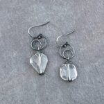 Rose Quartz And Sterling Silver Earrings