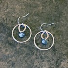 Labradorite And Sterling Silver Earrings