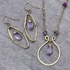 Amethyst And Gold Fill Necklace