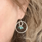 Turquoise And Sterling Silver Earrings